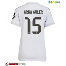 Ženske Nogometnih dresov Real Madrid Arda Guler #15 Domači 2025-26 Kratki rokavi